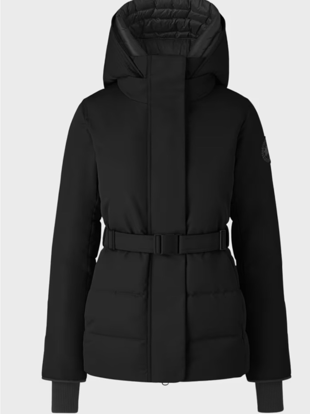 Canada Goose Black Jacket with Belt “McKenna”